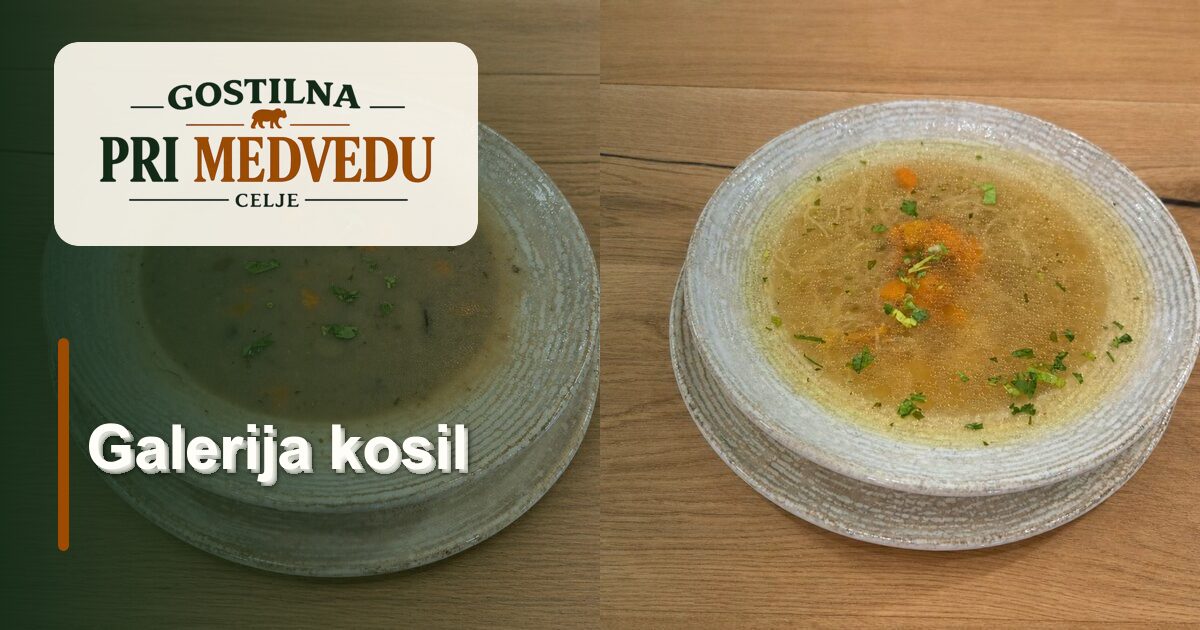 Galerija kosil | Gostilna pri Medvedu Celje